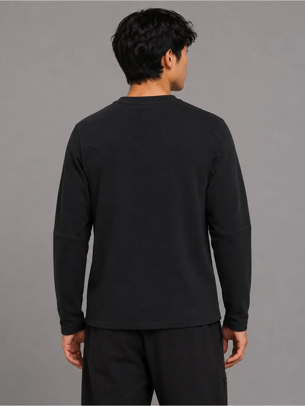 Nike Tech Pack Crewneck Sweatshirt Black Men’s XS Pocket Pullover Cotton Blend